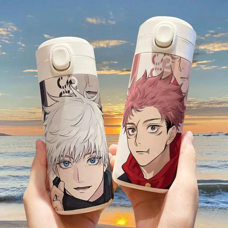 Gojo Satoru Jujutsu Kaisen Thermos Bottle – Anime Stainless Steel Water Cup