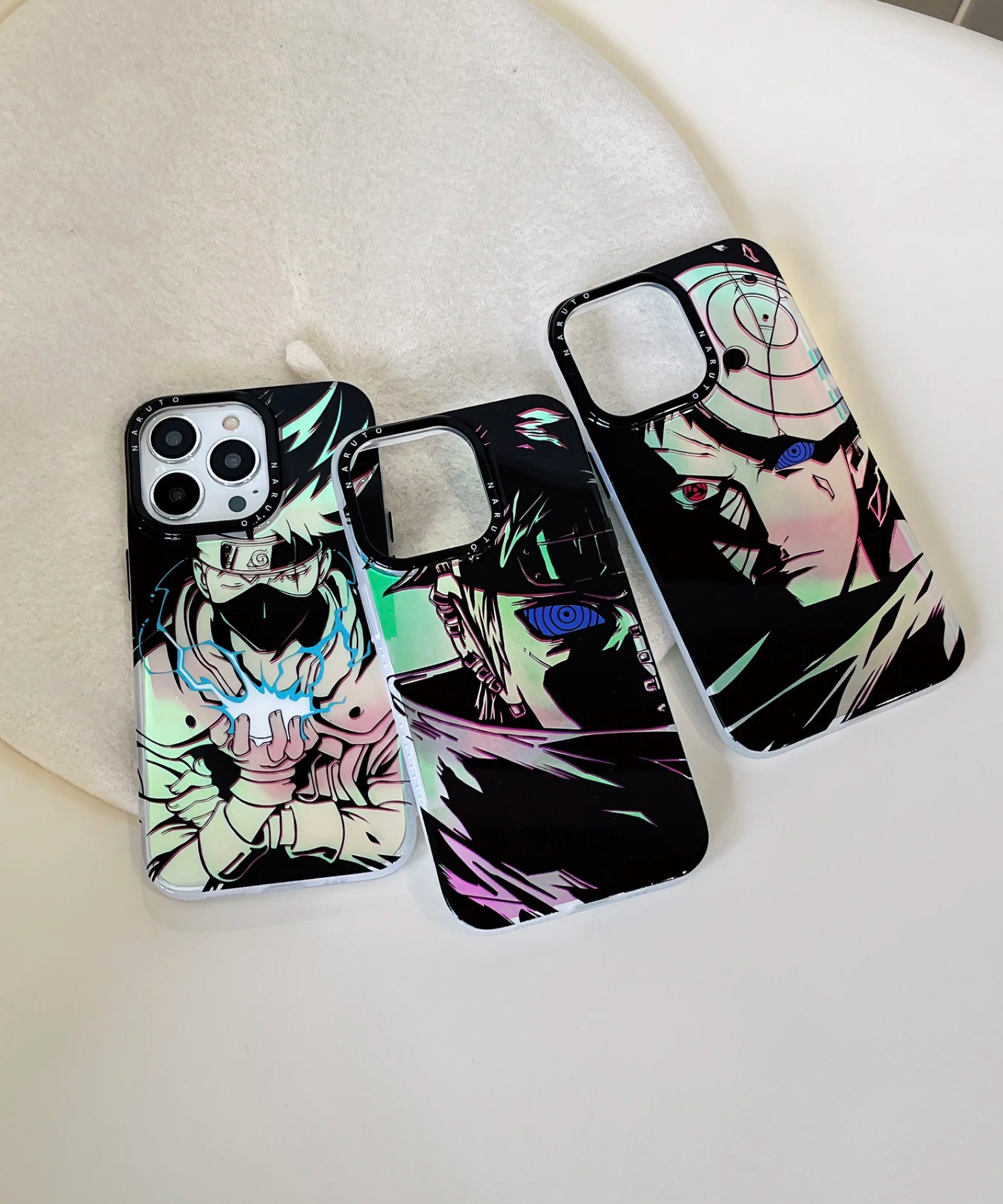 Metal Button Naruto Anime Case For Iphone 14 13 12 Pro Max 13pro 14 Pro Phone Case