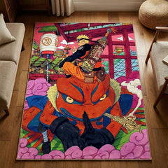 Naruto Uzumaki & Gamabunta Collector’s Rug – Hidden Leaf Anime Decor Carpet