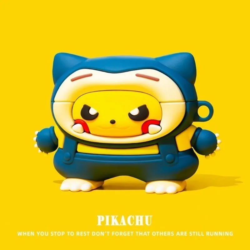 Pokemon  Case silicone For AirPods 3 Protective sleeve For AirPods Pro 1/2/Pro2 Cover 3D silicone Fall prevention Case