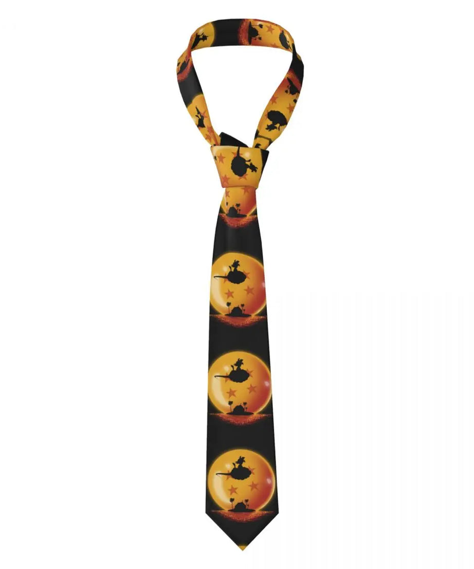 Vegeta Royal Saiyan Symbol Necktie – Dragon Ball Z Slim 8cm Unisex Tie