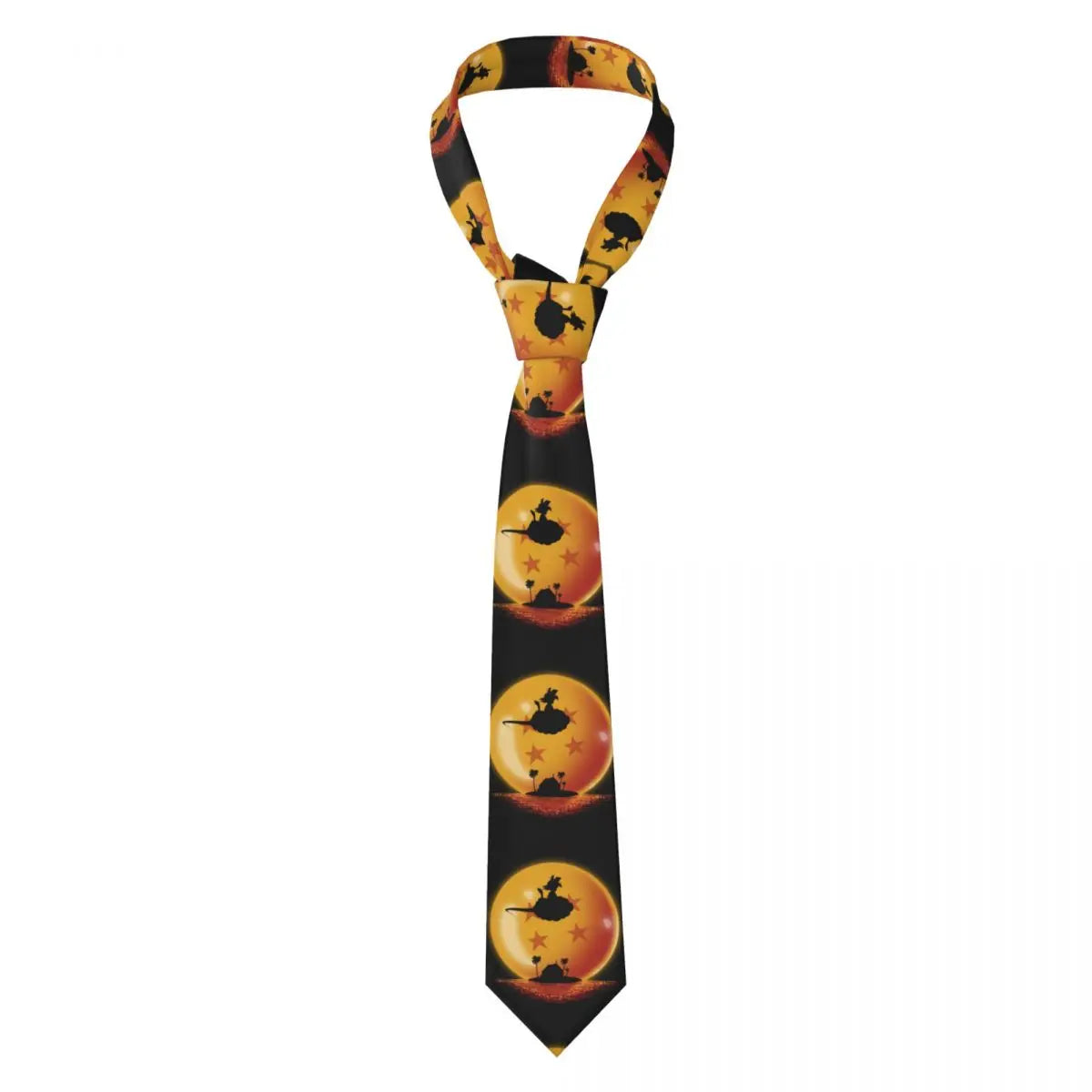 Vegeta Royal Saiyan Symbol Necktie – Dragon Ball Z Slim 8cm Unisex Tie
