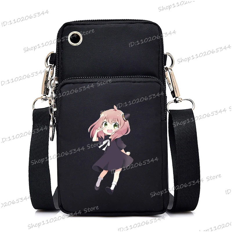 Spy x Family Anya Forger Mini Phone Crossbody Bag Casual Anime Shoulder Pouch 5