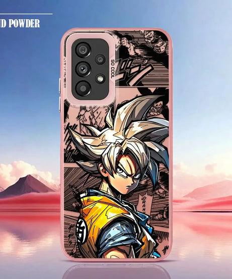Shell Case for Samsung Galaxy A35 A26 A36 A53 A71 A72 A51 A56 A73 A55 A54 A52 Dragon Ball Son Goku Cool