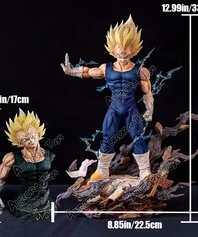 12.6in/32cm Anime Dragon Ball Z Figure Majin Vegeta Figurine PVC Action Figures Collection Model Toys Gifts