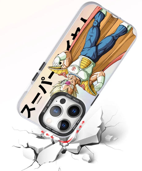 Goku & Gohan Laser Gradient Case – Dragon Ball iPhone 7–15 Pro Max