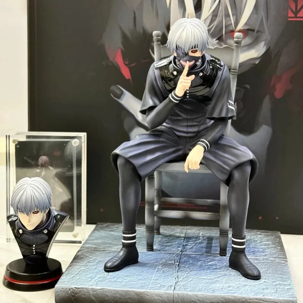 Tokyo Ghoul Kaneki (Sitting) PVC Figure — 20cm Statue