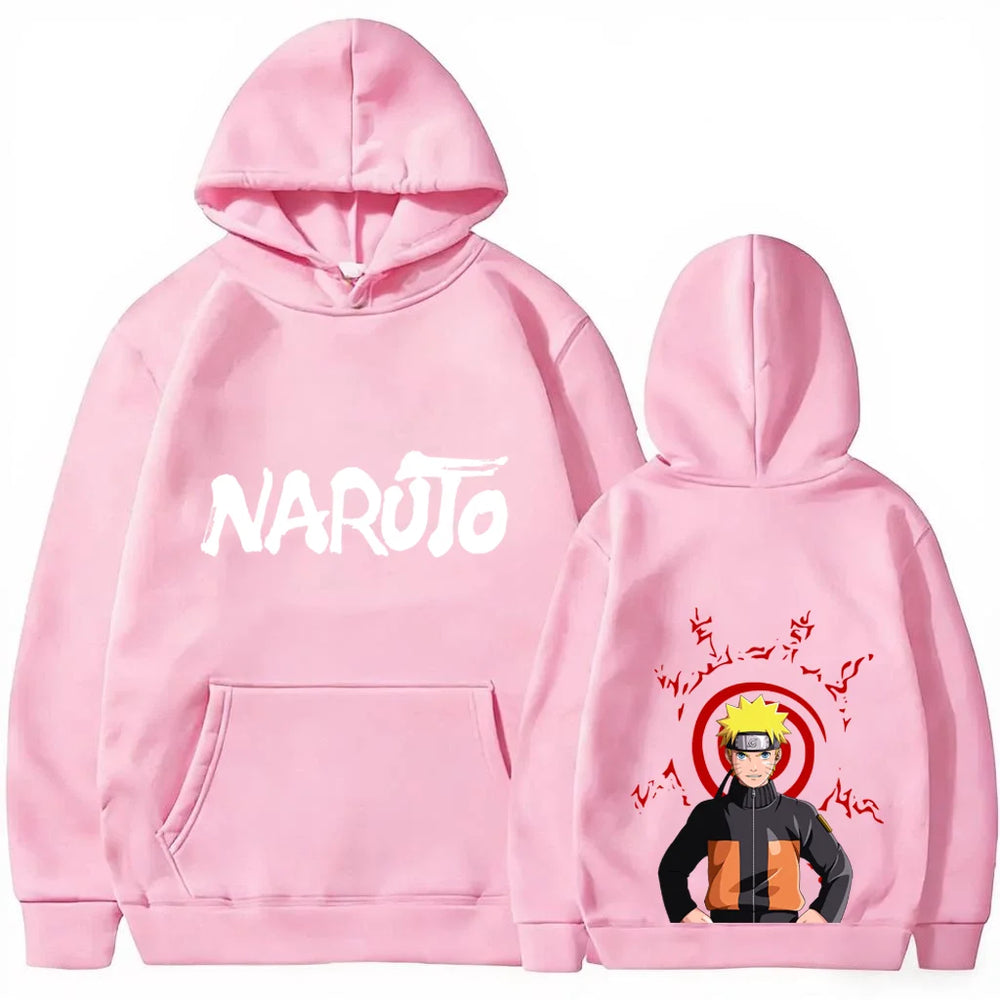 Naruto Anime Printed Teenager Hoodie – Autumn & Winter Pullover Top 5