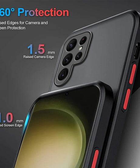 Slam Dunk Popular Anime Art Frosted Translucent For Samsung Galaxy S24 S23 S22 S21 S20 FE S10 S9 S8 Plus Ultra Pro 5G Matte