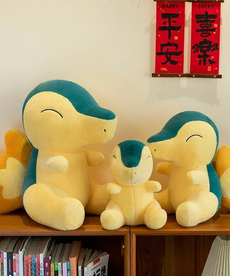 35/75cm Cyndaquil Pokemon Plush Toys Large Anime Doll Pillow Cartoon Feurigel Pokémon Plushie Stuffed Gift for Kids Christmas