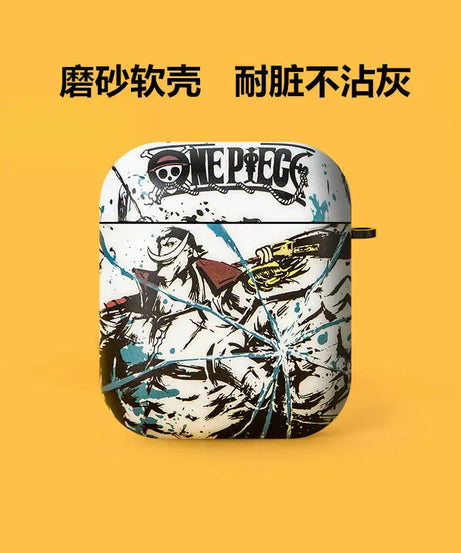 Anime One Piece Airpods1/2 Protective Case for Iphone Pro Bluetooth 3Rd Generation Earphones with Anti Drop Frosted Soft Shell