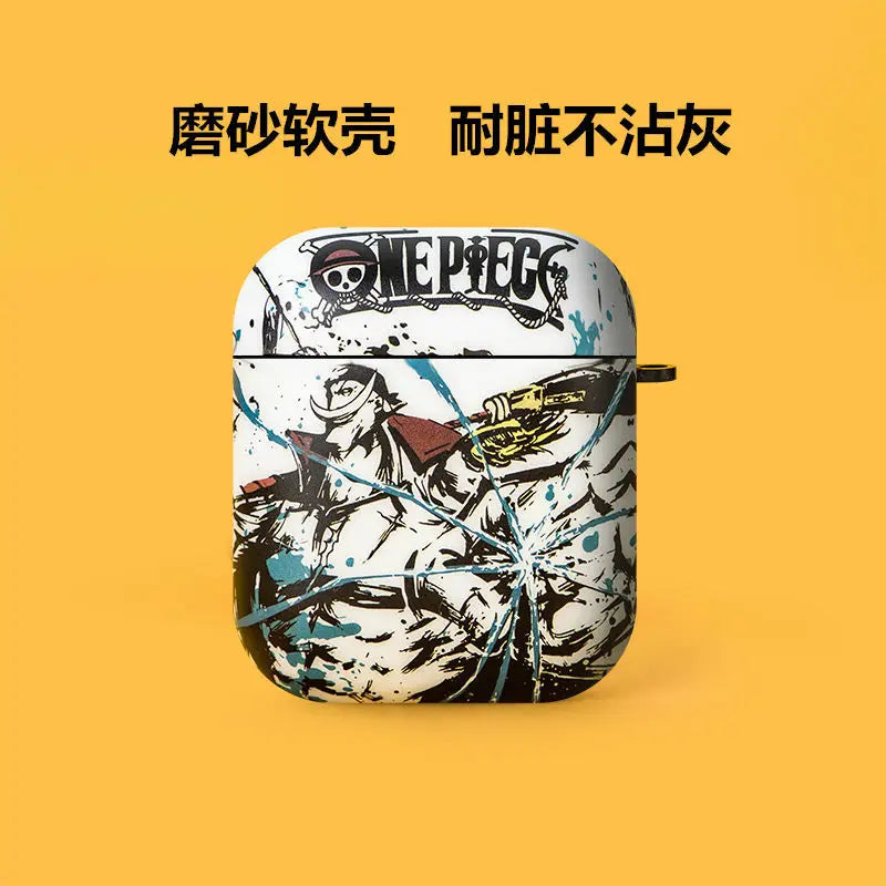 Anime One Piece Airpods1/2 Protective Case for Iphone Pro Bluetooth 3Rd Generation Earphones with Anti Drop Frosted Soft Shell