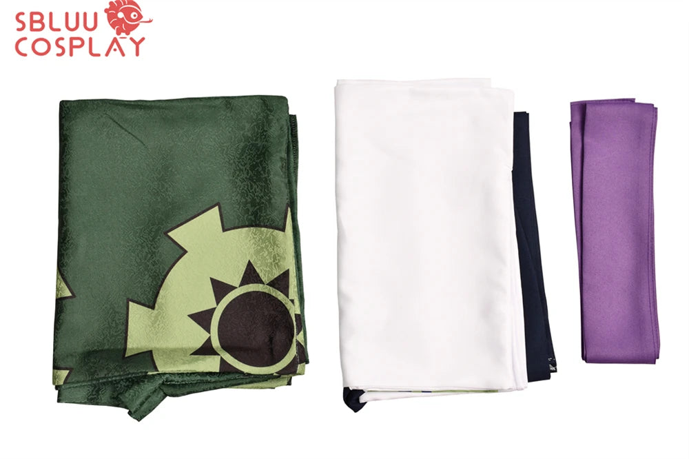 One Piece Wano Country Roronoa Zoro Cosplay Costume – Green Kimono Outfit 6