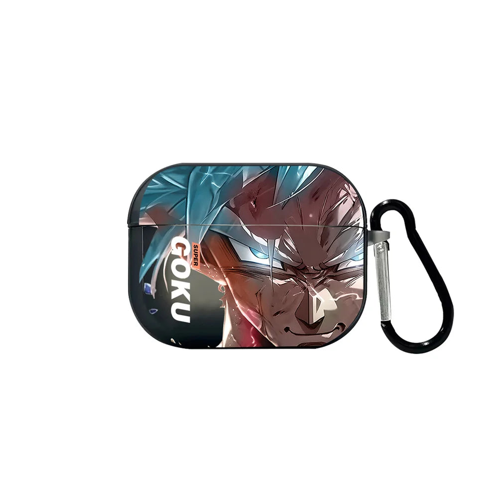 Anime Dragon Ball Goku Vegeta Earphone Case for Airpods 2nd 3rd Pro2 4th 2024 Wireless Bluetooth Headset Protective Cover