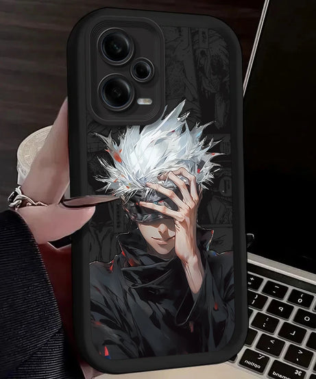 Jujutsu Kaisen Satoru Gojo Case For Xiaomi Redmi Note 13 14 12 11 Pro Plus 5G 12S 11S 10S 10 9 Redmi 14C 13C 12C 12 4G A3 A3X
