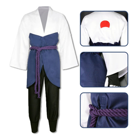 Anime Naruto Uchiha Sasuke Cosplay Costume