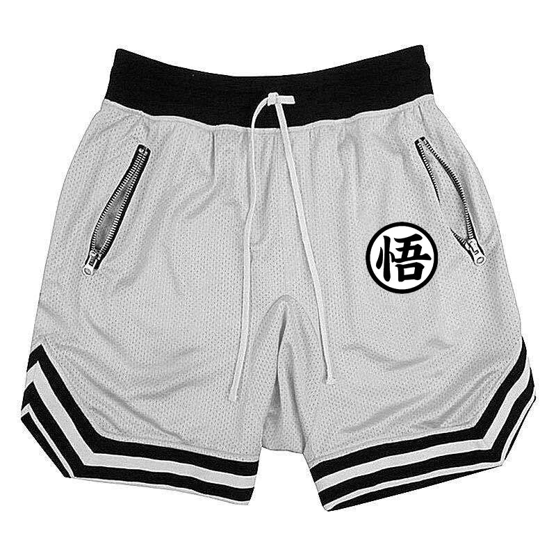 Dragon Ball Son Goku Quick-Dry Mesh Gym Shorts – Breathable Sports & Fitness Activewear 4