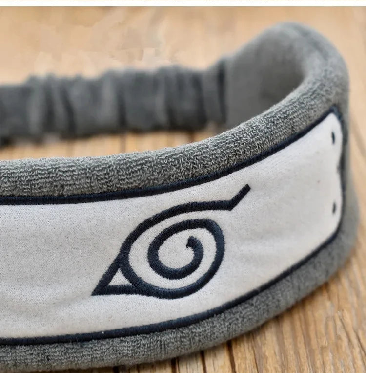Hatake Kakashi Konoha Ninja Symbol Cosplay Cotton Headband & Wristband Set 6