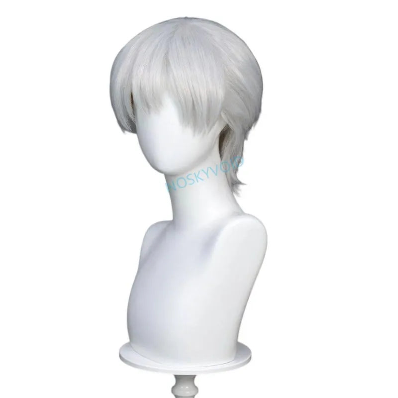 Ukyo Saionji Cosplay Set – Dr. Stone Anime Costume with Wig & Hat (Unisex, Halloween/Comic-Con)