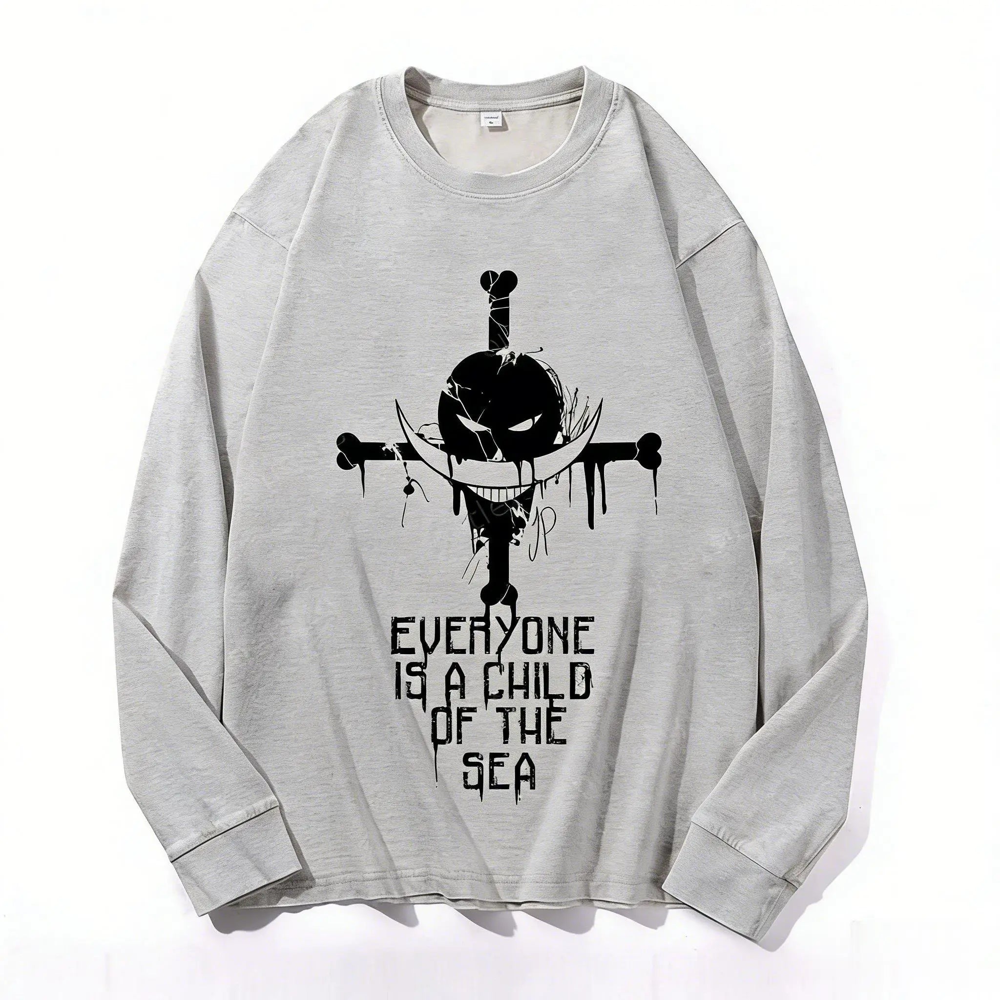 One Piece Skull Anime Pullover Hoodies Men Women Streetwear Sweatshirt Graphic Casual Tops Long Sleeve Y2k Unisex Oversized 2026