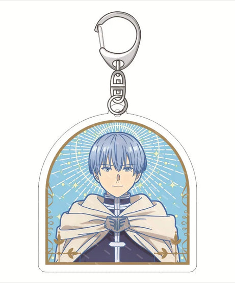Frieren: Beyond Journey'S End Acrylic Anime Cute Keychain Jewelry Bag Pendant Gift Figure Key Ring Girl Badge Charms Wholesale