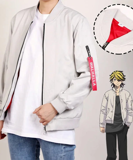 Tokyo Revengers Kazutora Hanemiya Cosplay Jacket - Valhalla Uniform