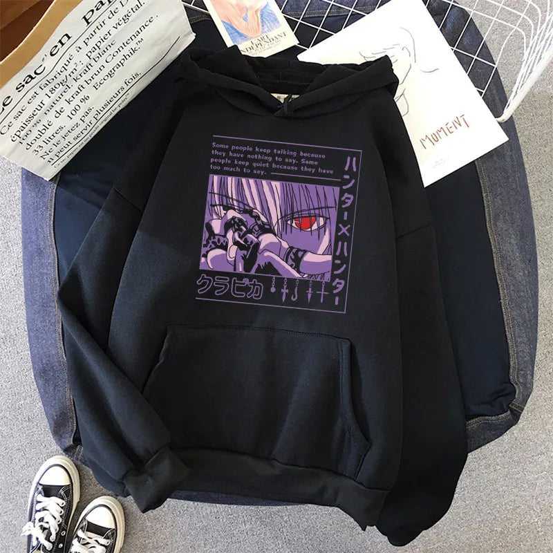Hunter x Hunter Kurapika Anime Hoodie – Harajuku Manga Fleece Pullover 3