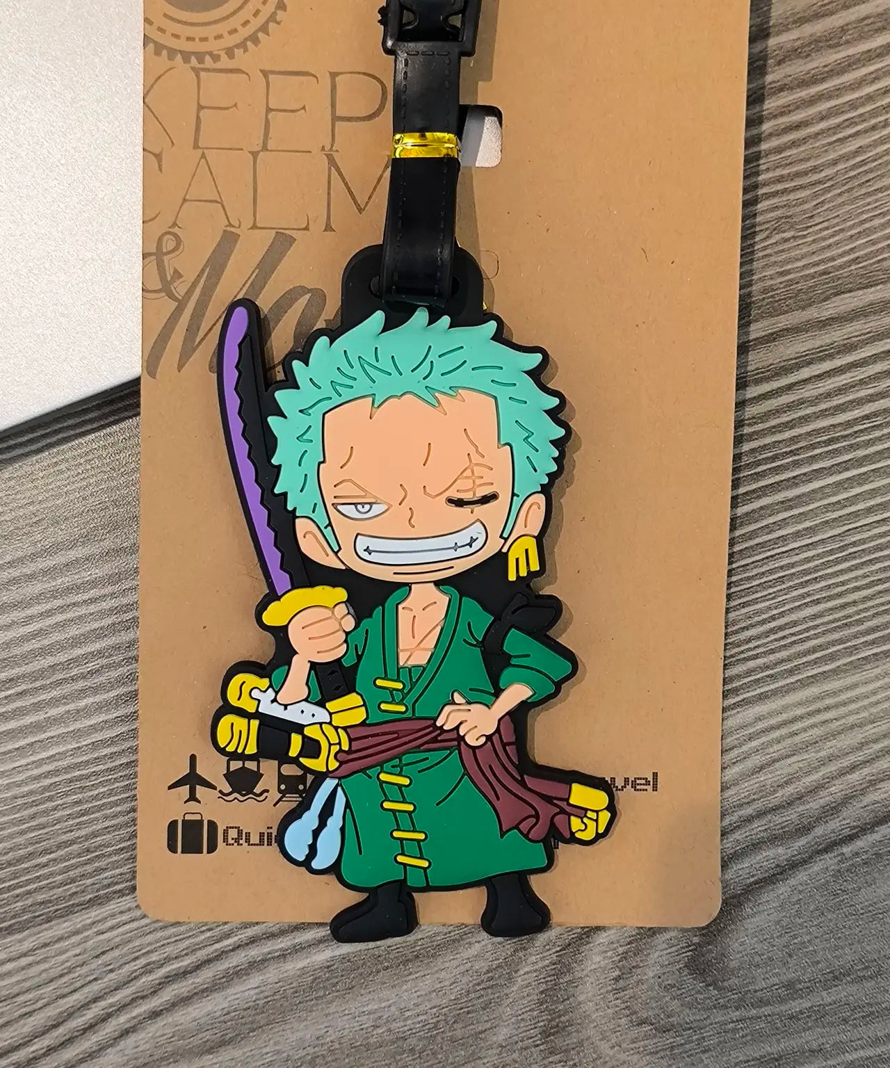 Anime One Piece Boarding Check in Hang Tag Accessories Joba Lu Fei Suolong Luggage Tag Cute Creativity