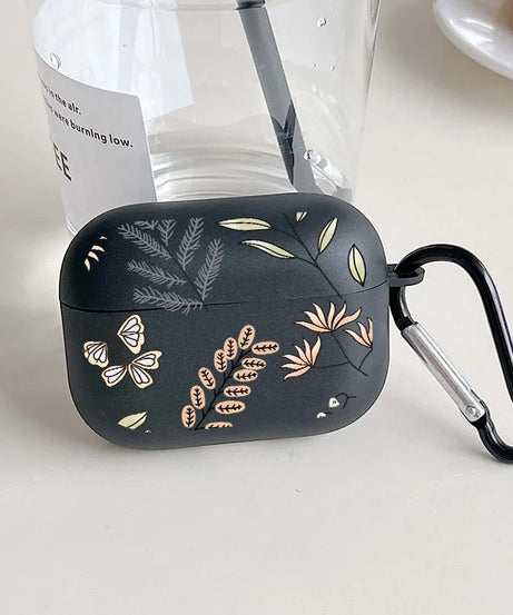 Anime Leaves Pattern Earphones Case for Airpods 1/2 4 3 for Airpod Pro and Pro 2 Protective Cover Gift for Lover Family Friends