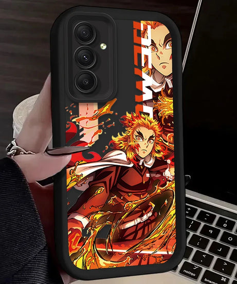 Anime Demon Slayer Phone Case For Samsung Galaxy A14 A15 S21 S22 S23 S24 FE Plus Ultra A25 A35 A52 A53 A54 A55 5G Cover