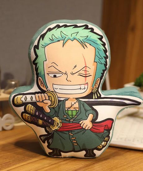 One Piece Pillow Doll Luffy Roronoa Zoro Sanji Chopper Usopp  Anime Peripherals Cushion Pillow Birthday Gift Decorative