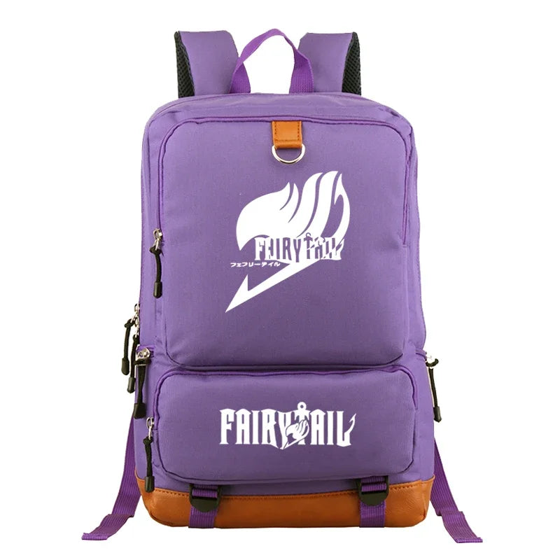 Fairy Tail Anime Backpack – Large Laptop & Travel Bag for Students