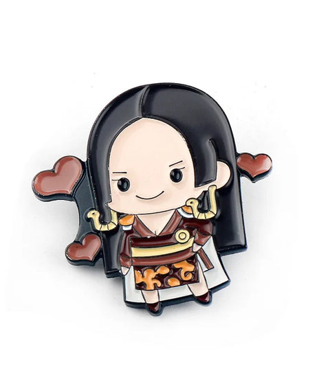 4 PCS One Piece Metal Enamel Pins Luffy Zoro Sanji Usopp Brooch Pirate Group BadgeAnime FansCollection Jewelry