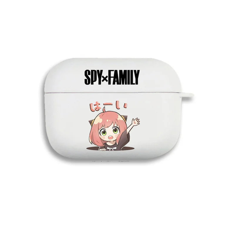 Spy x Family AirPods Case – Yor, Anya & Loid Forger Soft Cover for AirPods 1/2/3/Pro