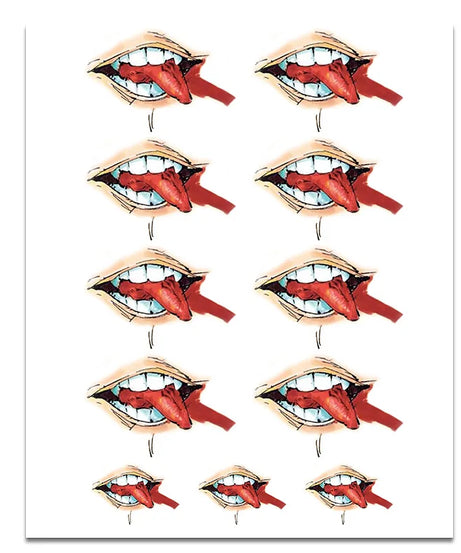 Anime Jujutsu Kaisen Ryomen Sukuna Full Body Tattoo Cosplay Waterproof Sticker Halloween Masquerade Fake Tattoo Stickers Prop