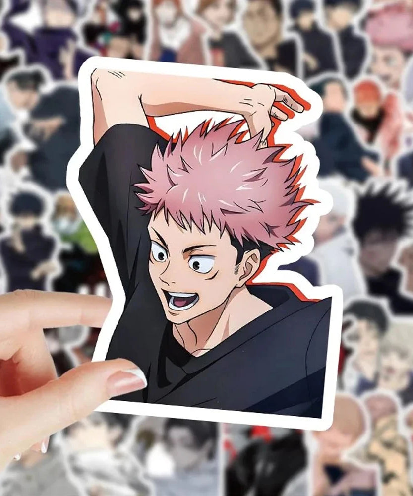 10/30/50/100pcs Japan Anime Jujutsu Kaisen Stickers for Laptop Skateboard Car Motorcycle Waterproof Graffiti Sticker Toy
