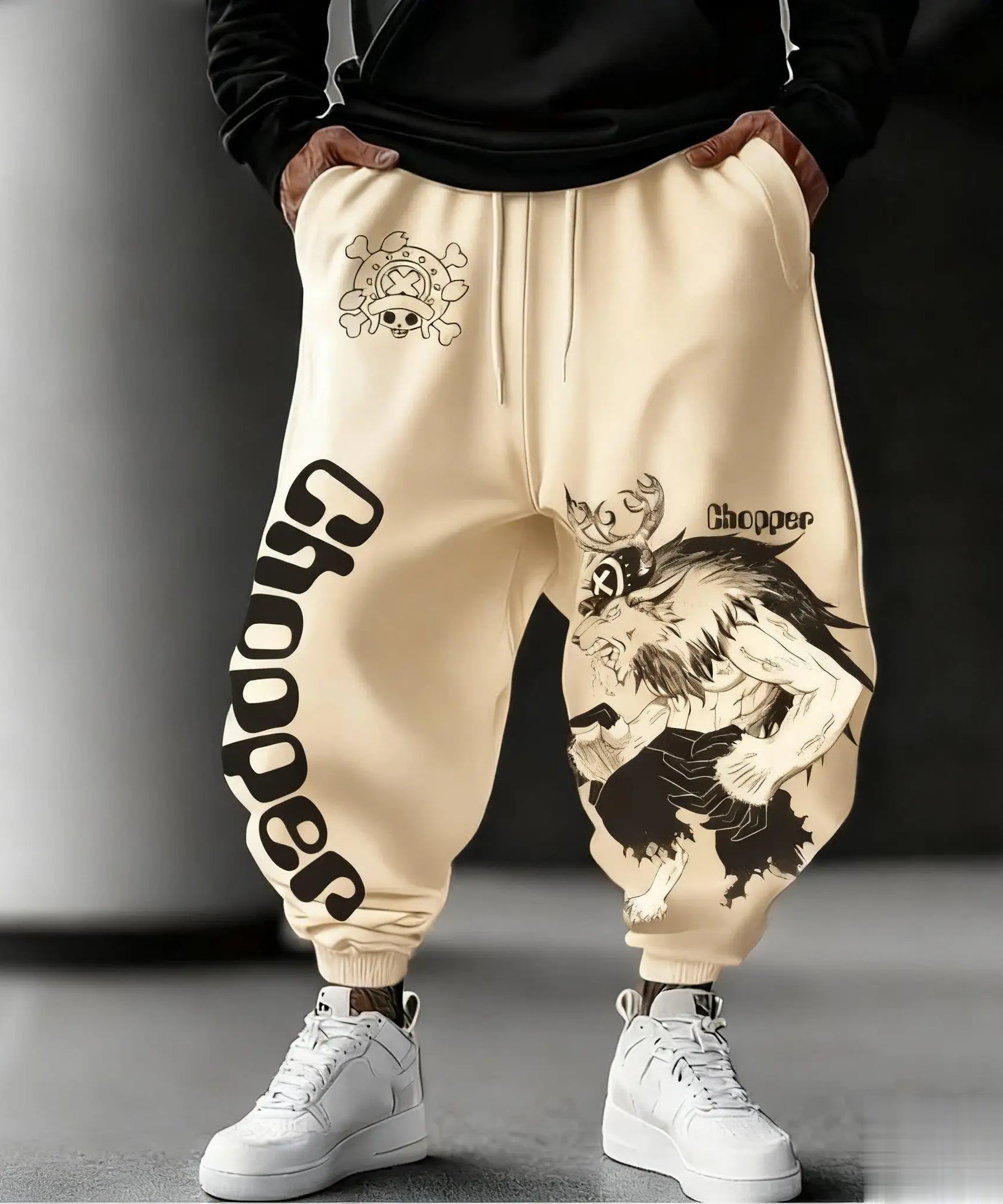 One Piece Tony Chopper Sweatpants Men's Sports Pants Joggers Casual Anime Print Streetwear Hip Hop Trousers New Autumn Winter