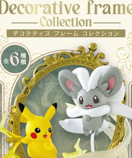 Original Re-ment Pokemon Decorative frame Collection Pikachu Sylveon Ceruledge Suicune Anime Action Figure Model Toys Gift