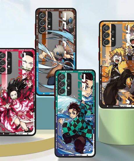 Anime Demons Slayers Soft Cover Phone Case for Samsung Galaxy A52 A16 A53 A21s A24 A22 A73 A32 A34 A72 A25 A15 A33 A54