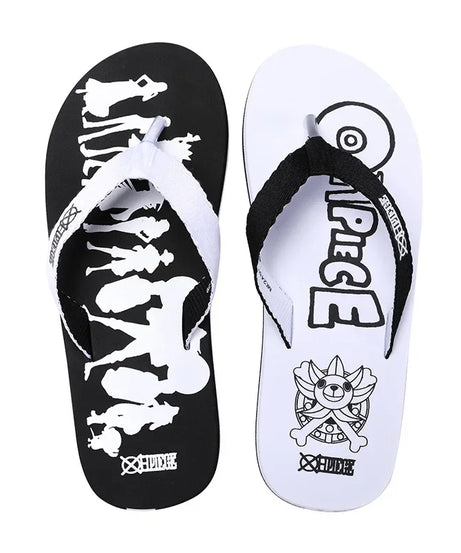 One Piece Roronoa Zoro Slippers Anime Sandals Women Men Home Bathroom Non Slip Flip Flops Outdoor Summer Beach Slides