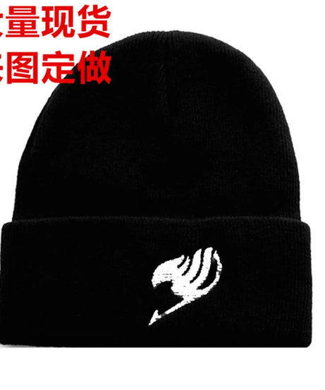 Fairy Tail Knitted Beanie – Anime Winter Hat for Men & Women