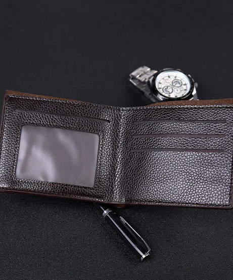 Anime Luffy Men Pu Wallet One Piece Letter A-Z Foldable Short Wallet Man Portable Credit ID Card Holder Male Pocket Coin Purse