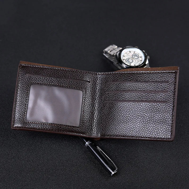 Anime Luffy Men Pu Wallet One Piece Letter A-Z Foldable Short Wallet Man Portable Credit ID Card Holder Male Pocket Coin Purse