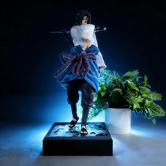 Naruto Sasuke (Curse Mark) Light-Up PVC Figure — 35cm Statue