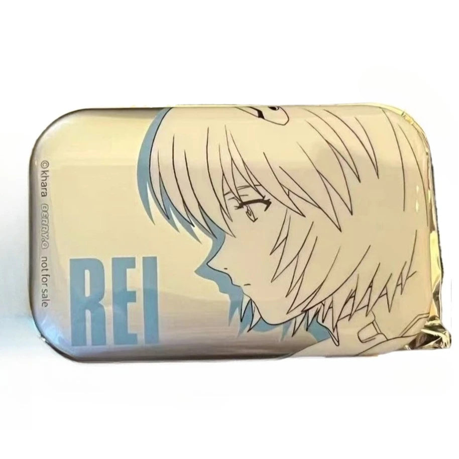 New Century Evangelion Anime Peripheral Badge Ayanami Asuka Special Square Bar Button Backpack Accessories Friends'