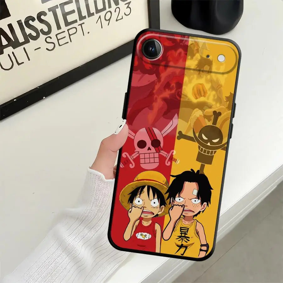 Soft Back Phone Cover Case for iPhone 14 17Air 17 16 Pro Max 15 Plus X XS XR 7 8 13 Mini 11 12 SE Anime Character Cool