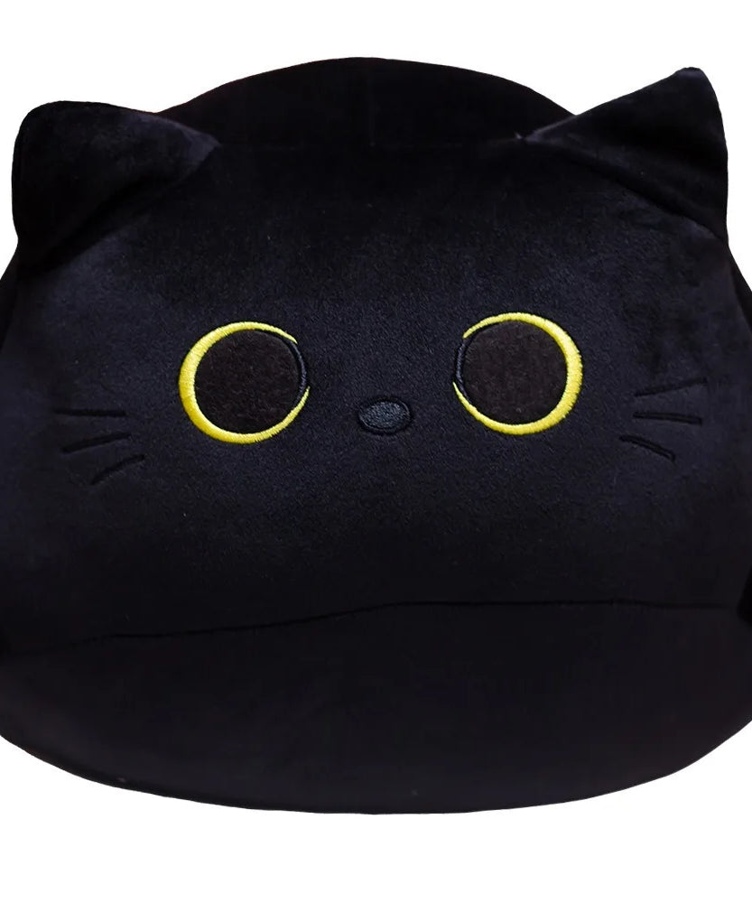 10/30CM Cat Doll Small Pendant Cuddly Pillow Cushion Ins Black Cat Plush Toy Doll for Girl Gift Plushie Stuffed Toys