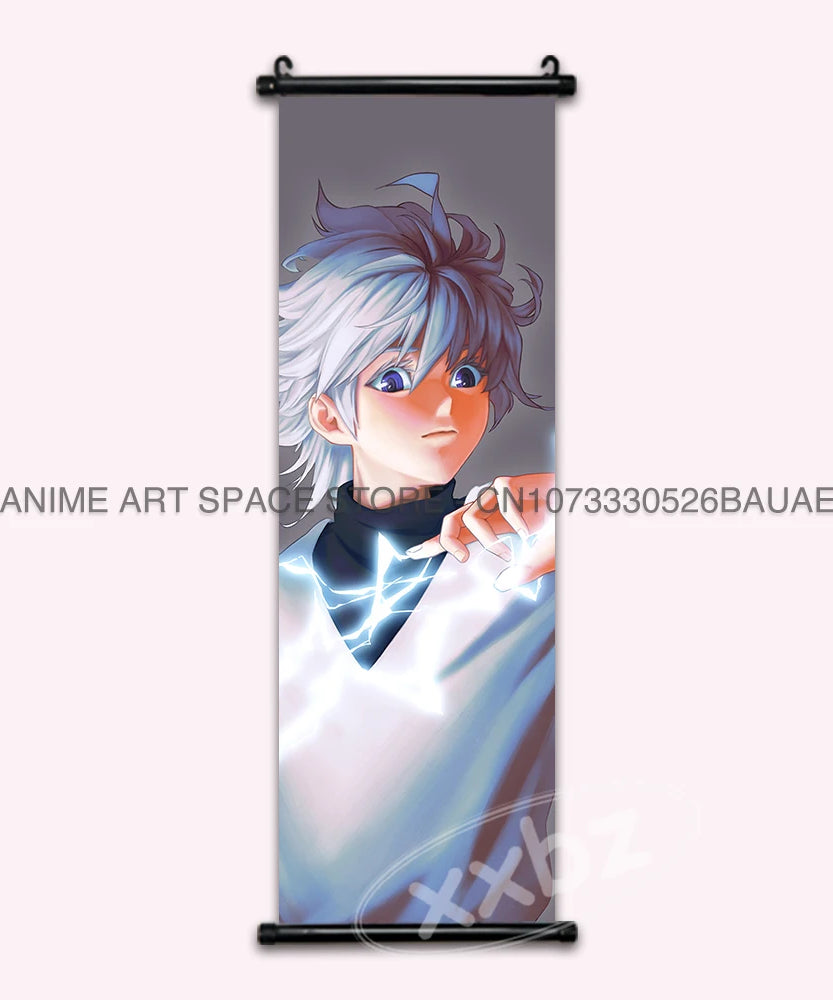 Hunter x Hunter Scroll Poster – Classic Anime Wall Art Canvas Decoration