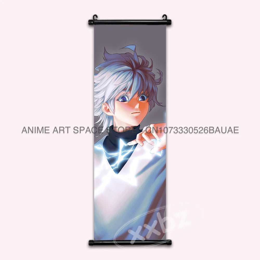 Hunter x Hunter Scroll Poster – Classic Anime Wall Art Canvas Decoration
