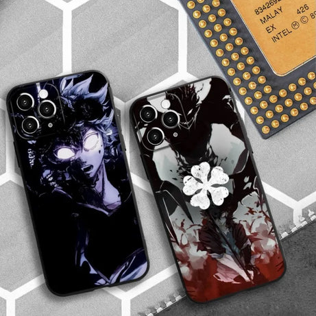 Anime Black Clover Asta Phone Case iPhone 11 13 12 14 Pro 7 XR X XS Max 8 6 6S Plus SE 2020 13Pro